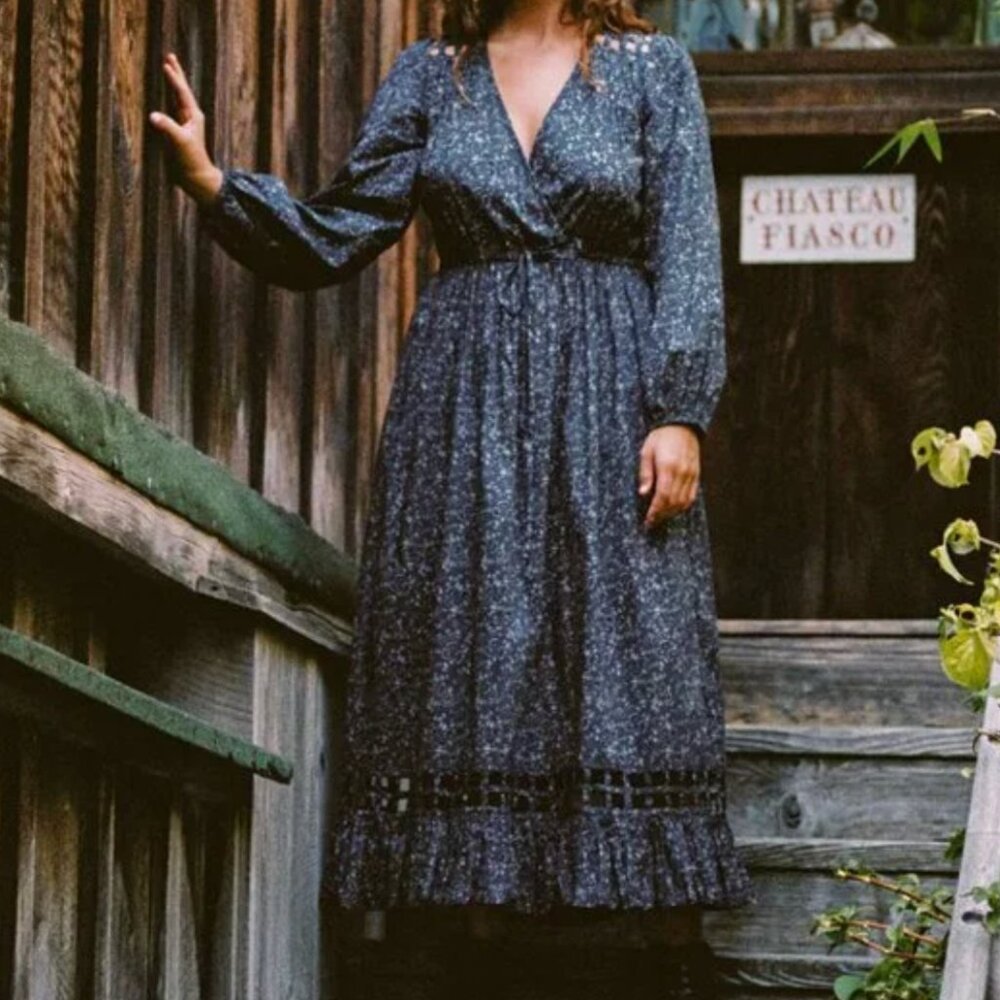 Christy Dawn The Sarah Dress | Color: Ginkgo Black